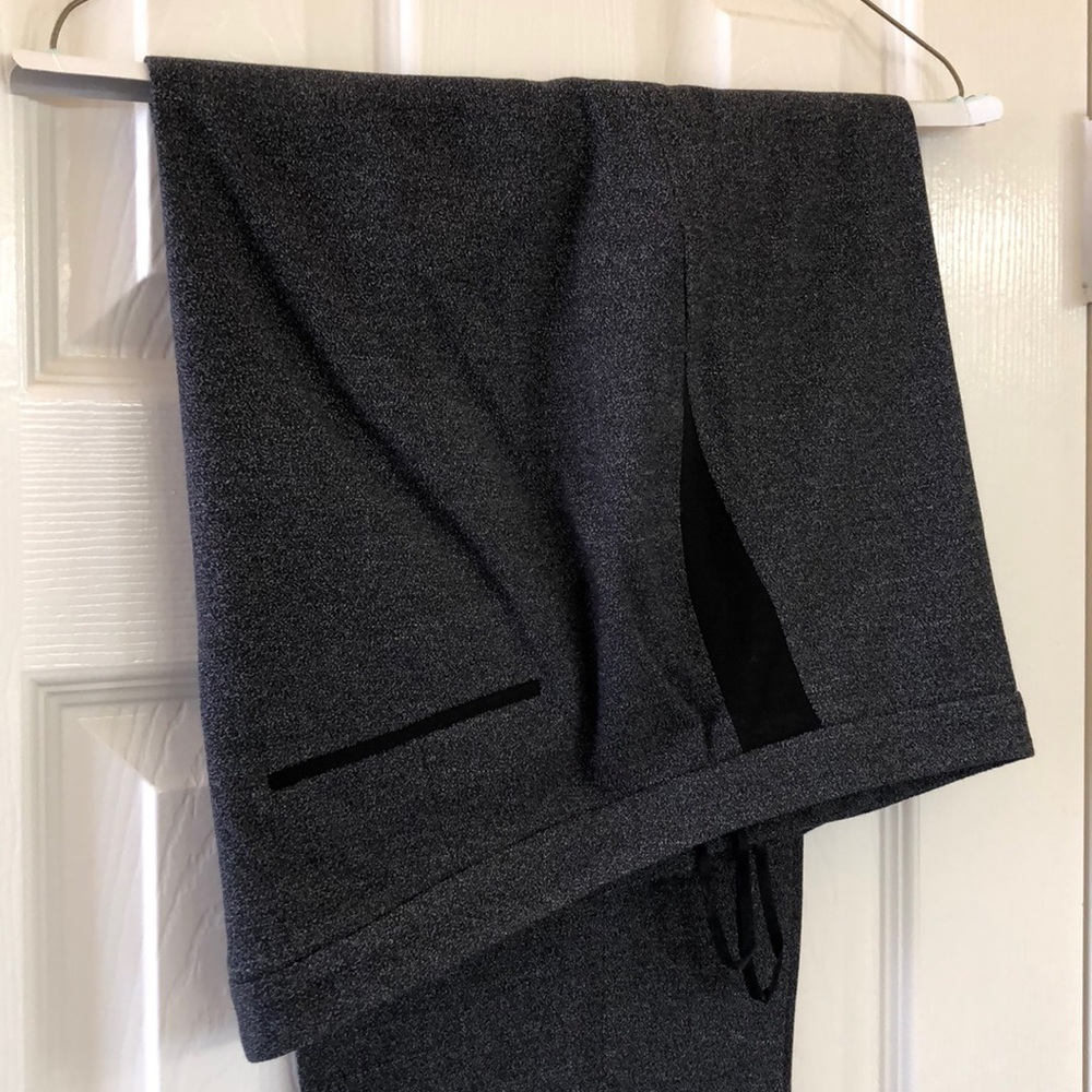 Tall gray pants